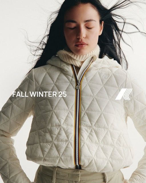 K Way Fall Winter collection means essentiality and Madlaine Diamond is the ideal quilted jacke Moyenne